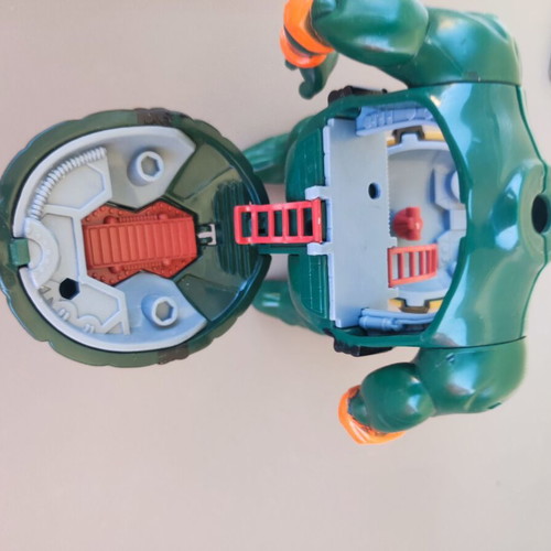 TMNT Coil Force Mighty Mech Michaelangelo action figure like new 1996