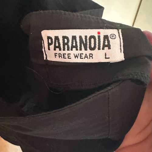 Paranoia bodysuit like new, black, size L