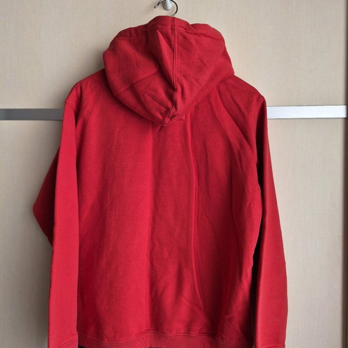 Pull&Bear red hoodie used with logo and hood