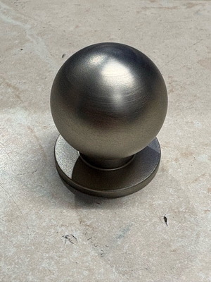 Cabinet ball knob new, nickel matte classic design