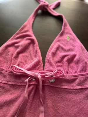 RALPH LAUREN M, φόρεμα φούξια θαλάσσης, πετσετέ.