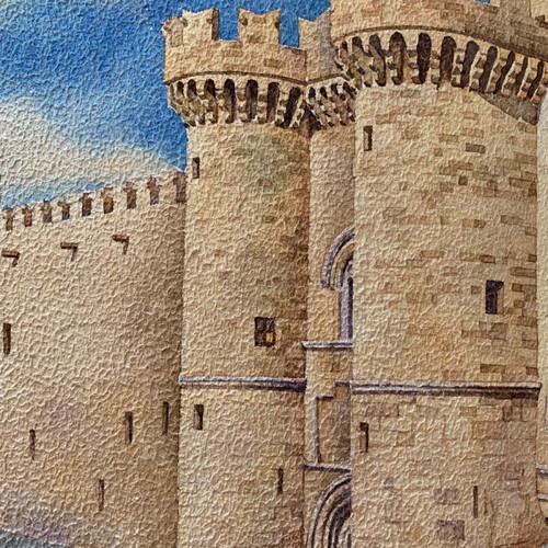 Watercolor painting new 56x76