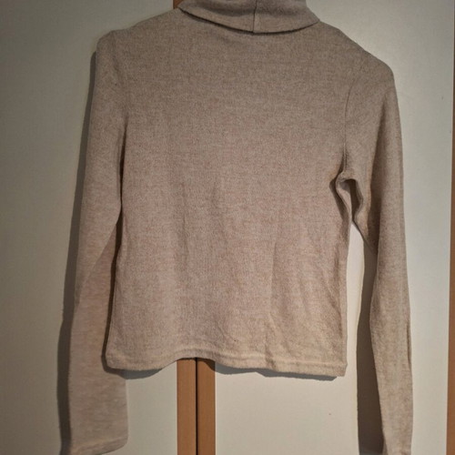 Zara beige short blouse new, size S
