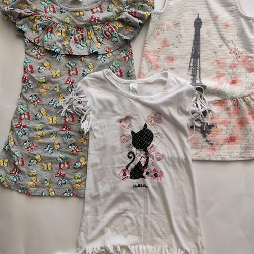 Summer dresses pack of 3 like new, sizes 98-104