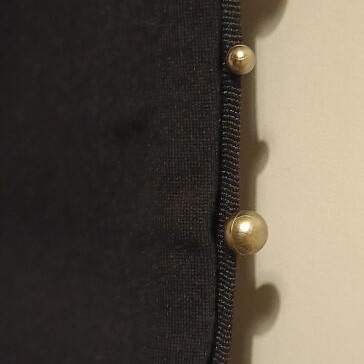 Zara women's leggings black with pearls on side, new, size XL