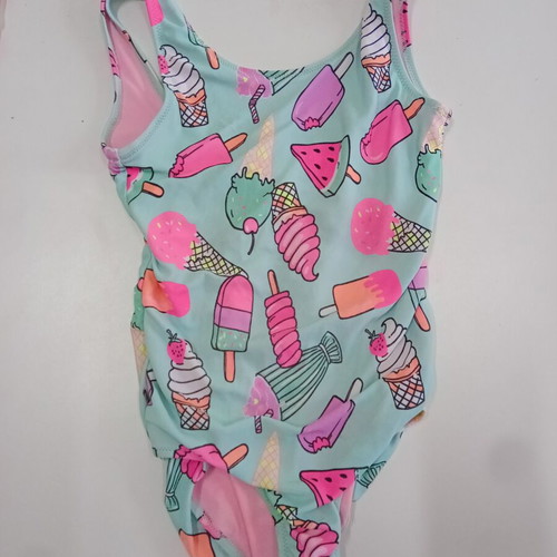 H&M Girls' Swimwear Set Like New, 3 Pieces, Ages 6-8, Pink