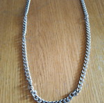 Long chain necklace used