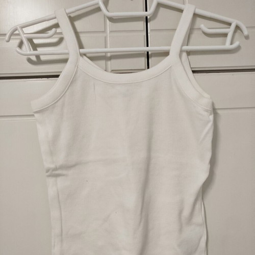 White H&M girls' tank top size 10-12, like new