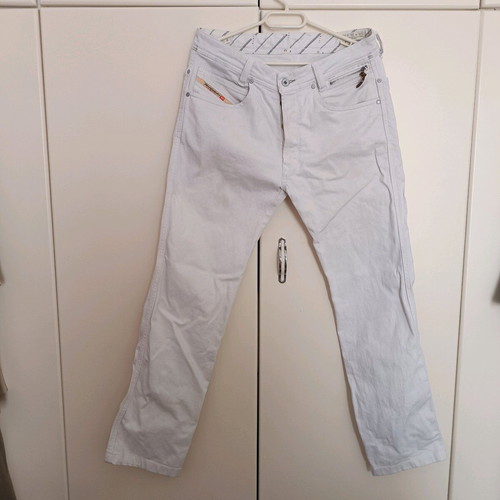 Diesel white denim jeans like new, size XXS