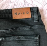 Na-Kd high-waisted skinny jeans size 42 XL black like new