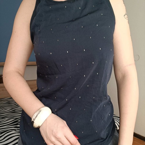 Mexx Fashion tank top like new, blue, size S