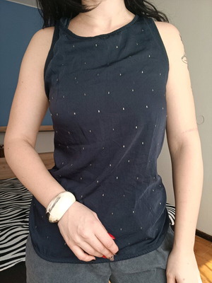 Mexx Fashion tank top like new, blue, size S