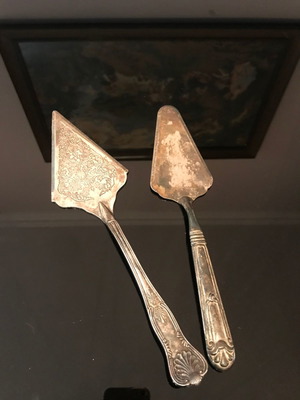 Carved silver handle new