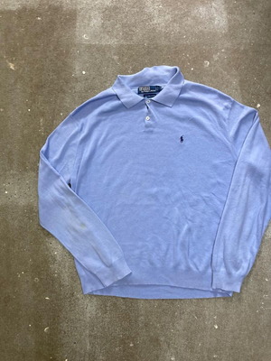 Polo Ralph Lauren Longsleeve Polo Shirt XL Light Blue