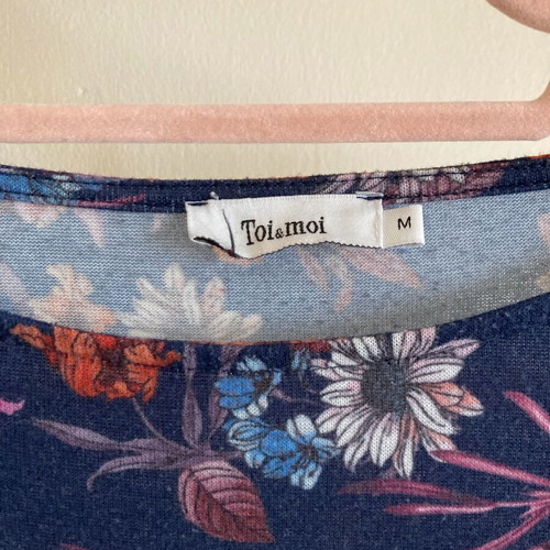 Toi & moi blouse like new, multicolored, size M