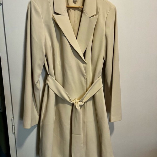 ZARA blazer dress off-white/beige size L new