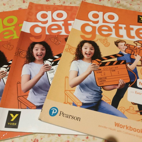 Go Getter 2 English books used, Students Book, Workbook, Companion