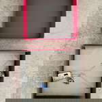  Κολιέ μεταλλικό επίχρυσο με μπλε μάτι
