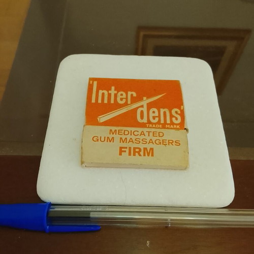 Inter-Dens vintage medicated gum massagers pack