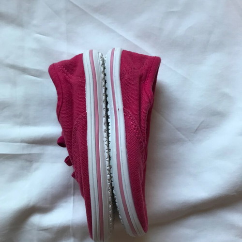 Slazenger baby canvas shoes fuchsia new EU 22 UK 5