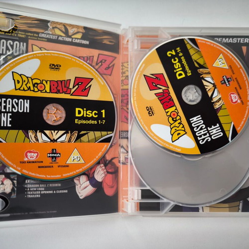 Dragon Ball Z Season 1 DVD digitally remastered, like new