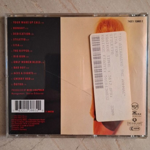 Lita Ford Stiletto CD, metal