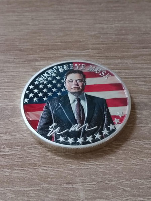 Elon Musk 2024 commemorative token like new