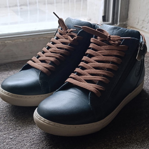 Safe Step leather ankle boots size 35 new, green