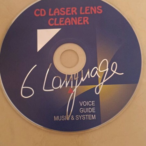CD DVD laser lens cleaner like new with foreign music