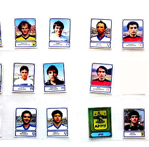 Panini Ποδόσφαιρο 1984 - 145 μονά χαρτάκια ξεκολλημένα από άλμπουμ