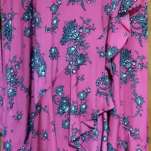Gigi Parker fuchsia dress, size L, cotton fabric