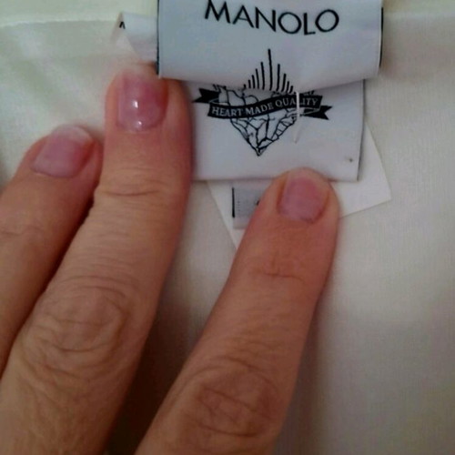 Manolo dress white-cream like new, suitable for christenings and weddings
