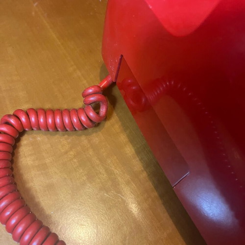 Vintage Κόκκινο Τηλέφωνο RedPhone με Κερματοδέκτη 2 Δραχμές μεταχειρισμένο