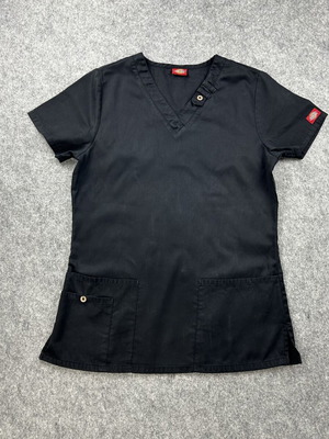 Dickies medical nurse blouse black size S used