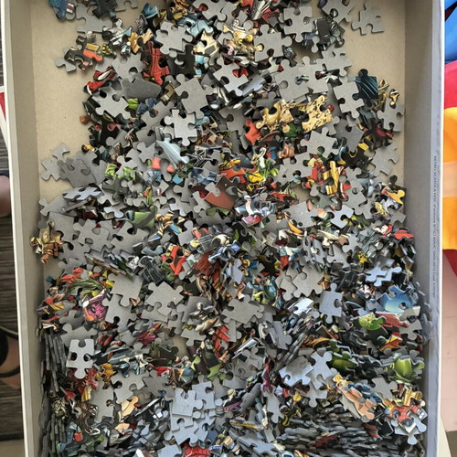 Marvel Impossible Puzzle 1000 Pieces like new