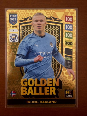 FIFA 365 Adrenalyn XL 2025 Golden Baller No4 Haaland card new