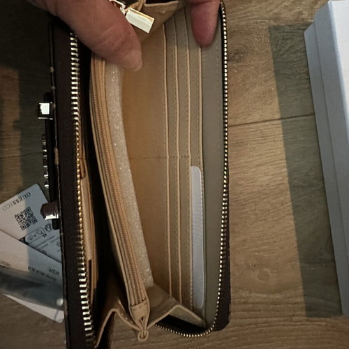 Guess wallet new, brown, 20x10 cm