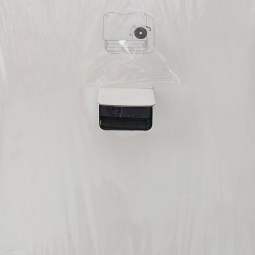 Wall clock with football theme, quartz mechanism, glass/plastic surface