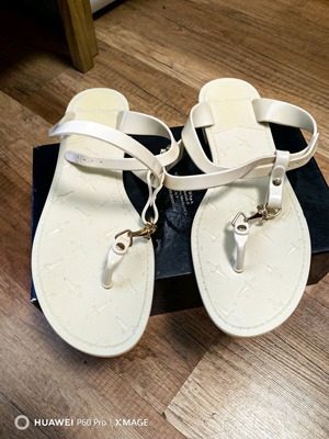 Cesare Paciotti sandals new, white, size 41
