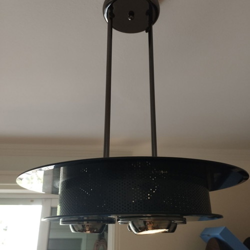 Wall light like new, height 57 cm, diameter 42 cm