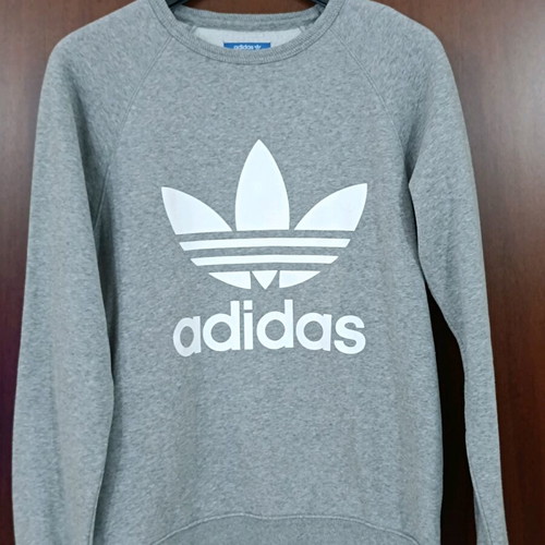 Adidas women's sweatshirt gray size small like new