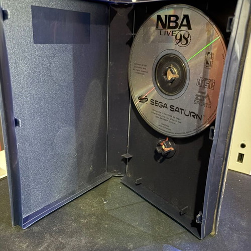 NBA Live 98 Sega Saturn used with box without manual