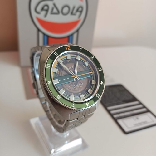 Cadola men's automatic watch like new, limited edition, green
