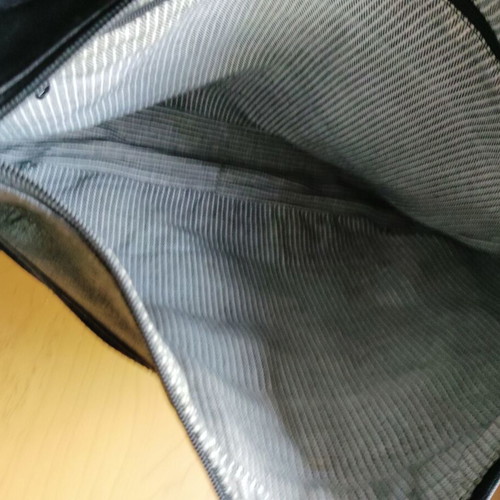 Large black Picard leather shoulder bag used