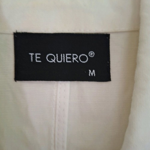 Safari jacket white like new, summer, fitted waist