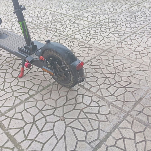 Xiaomi 1S electric scooter used with off-road tires and extras