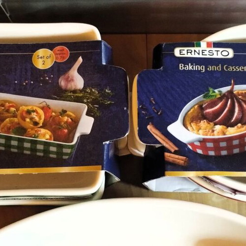 Ernesto baking dishes set of 5 new ceramic casserole pans