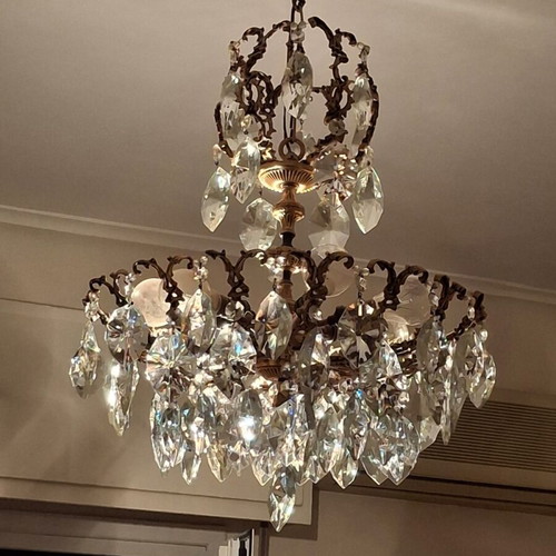 Crystal chandelier like new