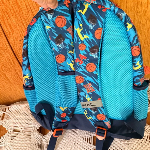 Must Team Slam Dunk School Backpack with Bottle Holder new