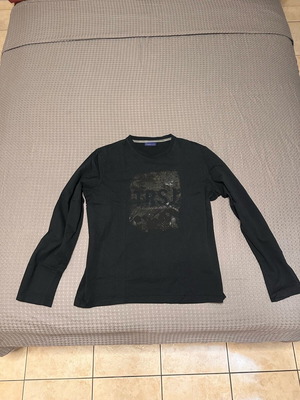 Trussardi Jeans Longsleeve like new, dark blue, size S/M